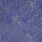 Preview: Futterstoff Paisley Viskosemix blaulila gold